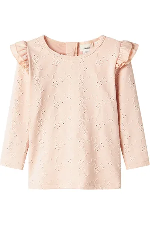 Lil Atelier Badebluse - NmfFelice - UV40+ - Peach Whip