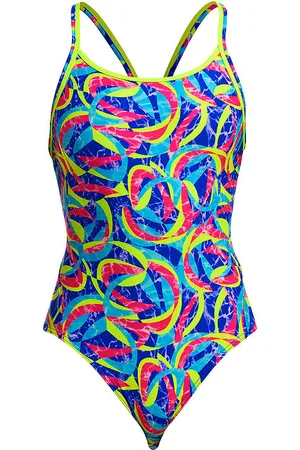 Funkita Badedragt - Diamond Back - UV50+ - Choppy Waters