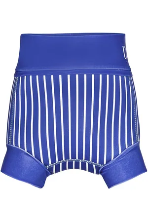Vanilla Copenhagen Blebadebukser - Neo - Azure Blue Striped