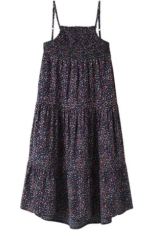 NAME IT Kjole - NkfVinaya - Navy Blazer/Color Flower