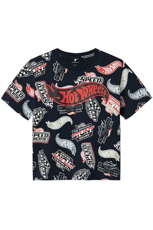 NAME IT T-shirt - NmmAry - Hot Wheels - Navy Blazer