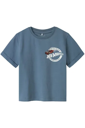 NAME IT T-shirt - NmmAtreus - Hot Wheels - Blue Mirage
