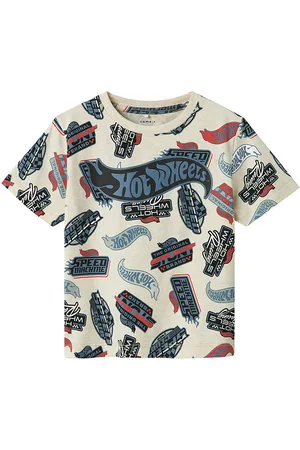 NAME IT T-shirt - NmmAry - Hot Wheels - Peyote Melange