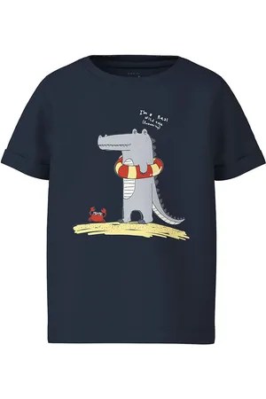 NAME IT T-shirt - NmmVux - Navy Blazer/Wild one
