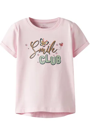 NAME IT T-shirt - NmfVix - Ballerina/Smile club