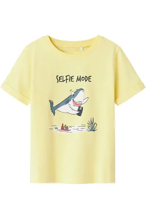 NAME IT T-shirt - NmmVux - Lemon Meringue/Selfie