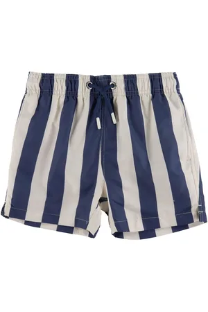 GANT Badeshorts - Dusty Navy m. Striber
