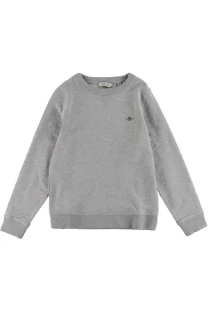 GANT Sweatshirt - Shield - GrÃ¥meleret