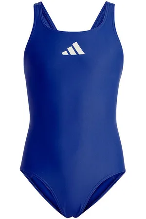 adidas Badedragt - 3 BARS SOL ST Y - Selubl/Hvid