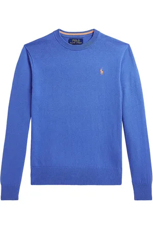 Ralph Lauren Bluse - Strik - BlÃ¥
