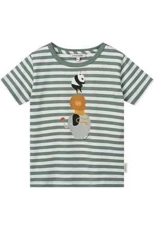 Liewood T-shirt - Apia - Circus / Stripe Peppermint