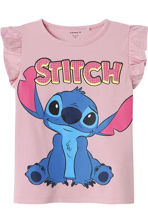 NAME IT T-shirt - NmfAsbiri - Stitch - Cameo Pink