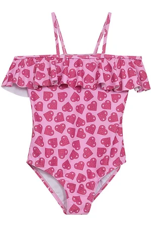 LEGO Wear Badedragt - LwAva 301 - Pink m. Print