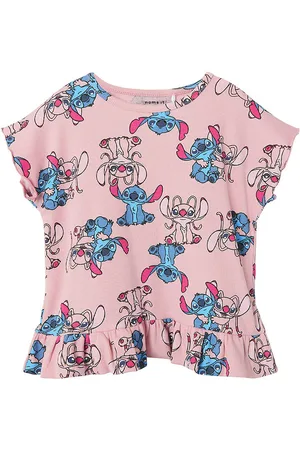 NAME IT T-shirt - NmfAsbina - Stitch - Cameo Pink