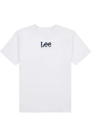 Lee T-shirt - Wave Graphic - Bright White