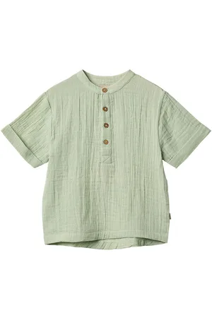 WHEAT Skjorte - Musselin - Svend - Soft Mint