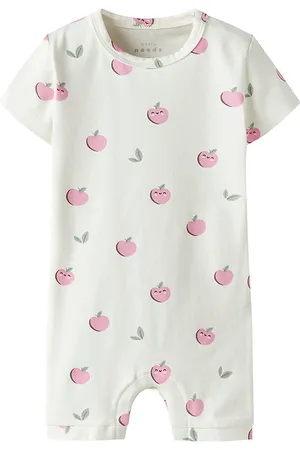 NAME IT Sommerdragt - NbfVandora - Cloud Dancer/Apples
