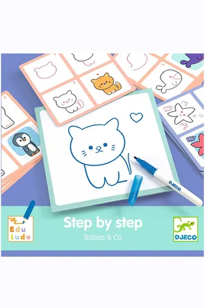 Djeco TegnesÃ¦t - Step By Step