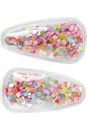 NAME IT Hårspænder - 2 Pak - NmfConfetti - Cameo Pink/MULTICOLOR