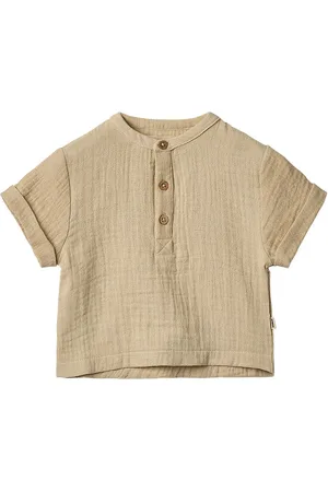 WHEAT Skjorte - Musselin - Svend - Soft Sand