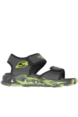 Skechers Sandal m. Lys - Light Sola - Charcaol/Black