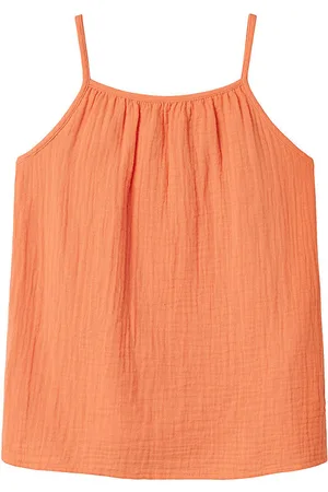 NAME IT Top - Musselin - Strap - NkfHisa - Fresh Salmon