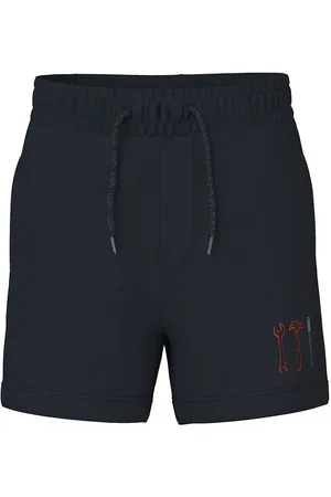NAME IT Shorts - NmmHuxi - Navy Blazer m. Print
