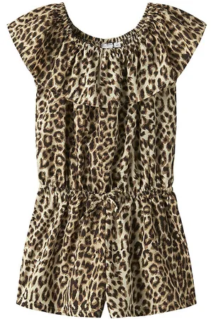 NAME IT Sommerdragt - NkfVianya - Sort/Leopard