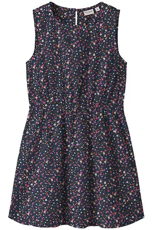 NAME IT Kjole - NkfVinaya - Navy Blazer/Color Flower
