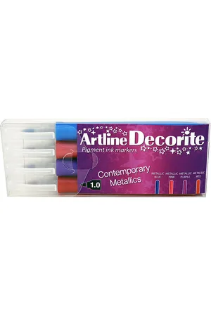 Artlinea Tuscher - Decorite Brush - 4 stk. - Contemporary Metalli