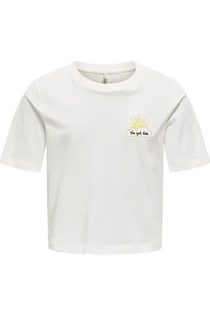 ONLY T-shirt - KogRex - Cloud Dancer/Sun
