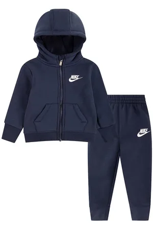 Nike Sweatsæt - Cardigan/Sweatpants - Midnight Navy