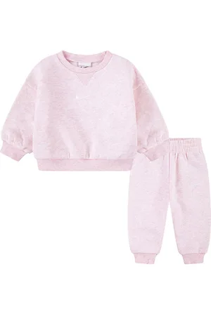 Nike Sweatsæt - Sweatshirt/Sweatpants - Pink Foam Heather