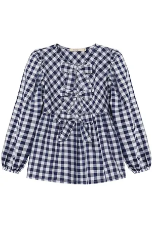 Fliink Bluse - Zorro - Insignia Sandshell Check