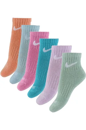 Nike Ankelstrømper - Cushioned - Dri-Fit - 6 pak - Multifarvet