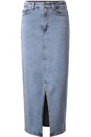 Hound Nederdel - Maxi Denim - Light Blue Used