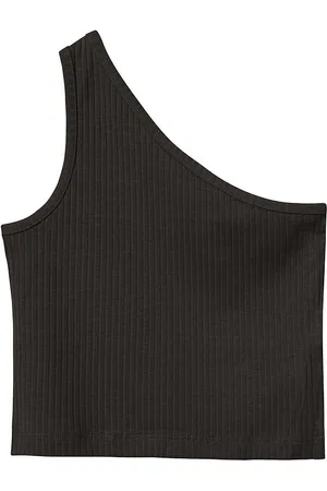 NAME IT Top - Oneshoulder - Rib - NkfJolone - Sort