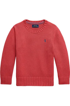 Ralph Lauren Bluse - Strik - Rød