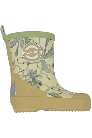Mikk-Line Gummistøvler - Printed - Gray Green