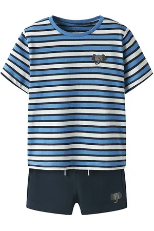 NAME IT Shortssæt - NmmJellan/Janko - Marina/W Dark Sapphire