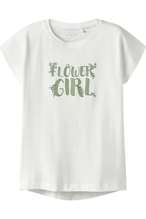 NAME IT T-shirt - NkfVigea - Bright White/Flower Girl