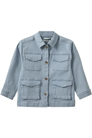 Sofie Schnoor Denimjakke - Hector - Blue Denim Stripe