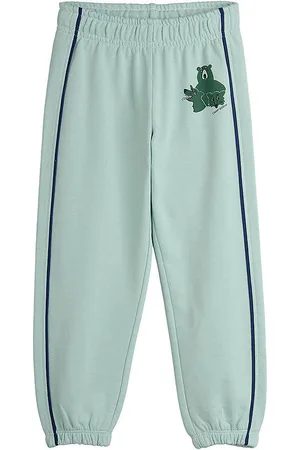 Mini Rodini Sweatpants - Lysegrøn m. Vilde Dyr