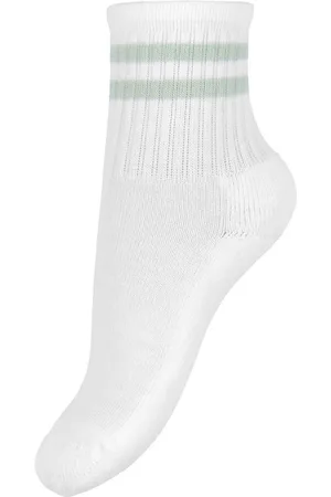 NAME IT Strømper - NmfJalma - Bright White/Aqua Gray