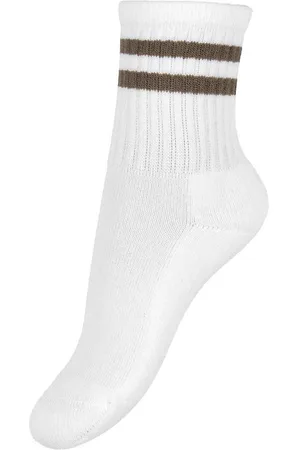 NAME IT Strømper - NkmJans - Bright White/Walnut
