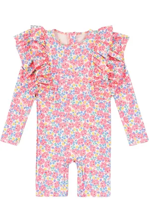 Konges Sløjd Badeheldragt - UV50+ - Manuca Frill - Rose Anglaise