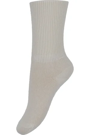 GoBabyGo Strømper - Non-Slip Socks - Off White - - 17/19 - Strømper