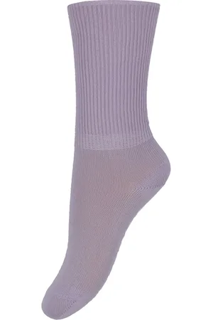 GoBabyGo Strømper - Non-Slip Socks - Cloud Lilac - - 17/19 - Strømper