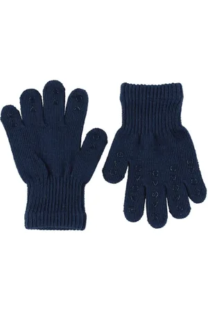 GoBabyGo Handsker - Navy m. Dupper - - 1-2 år (80-92) - Handsker