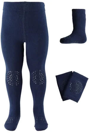 GoBabyGo Kravle Startpakke - Navy Blue - - 6-12 mdr - Strømpebukser